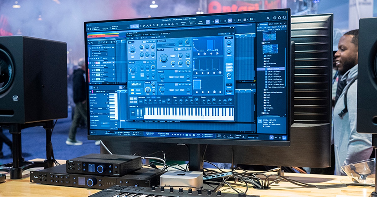 Fender Studio Pro recording workspace