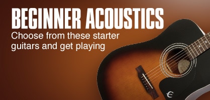 Choose from these starter guitars and get playing