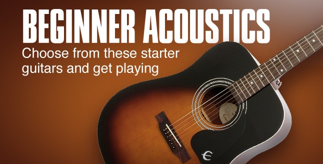 Choose from these starter guitars and get playing