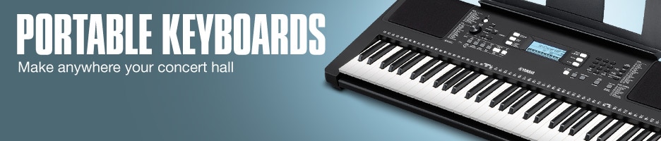 Portable Keyboards. Make anywhere your concert hall