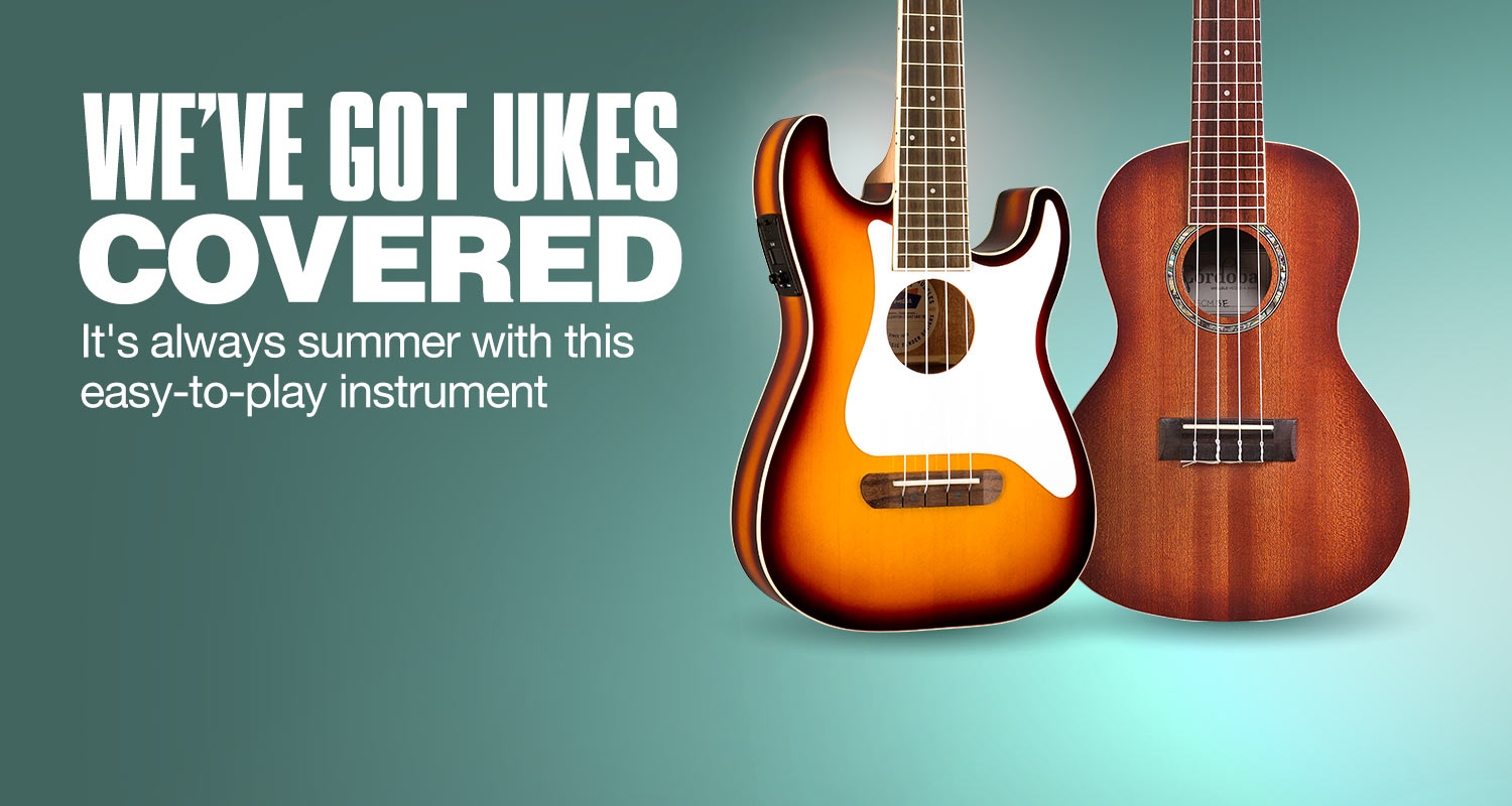 We've Gog Ukes Covered. It's always summer with this easy-to-play instrument.