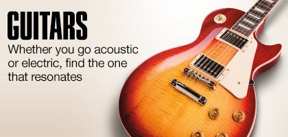 Guitars. Whether you go acoustic or electric, find the one that resonates