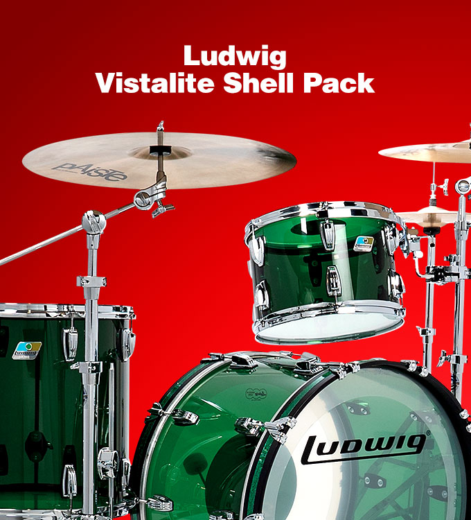 Ludwig Vistalite Shell Pack