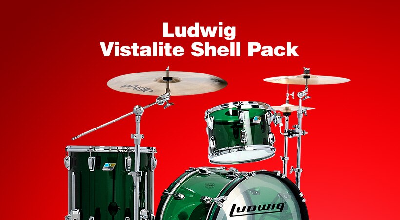 Ludwig Vistalite Shell Pack