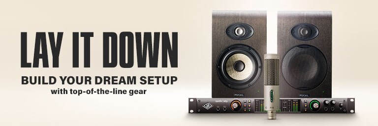 Lay It Down. Start recording with hands-on, intuitive gear
