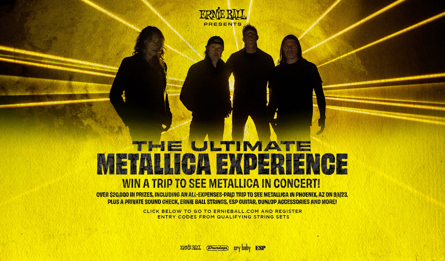 The Ultimate Metallica Experience. Win a trip to see Metallica in concert!
