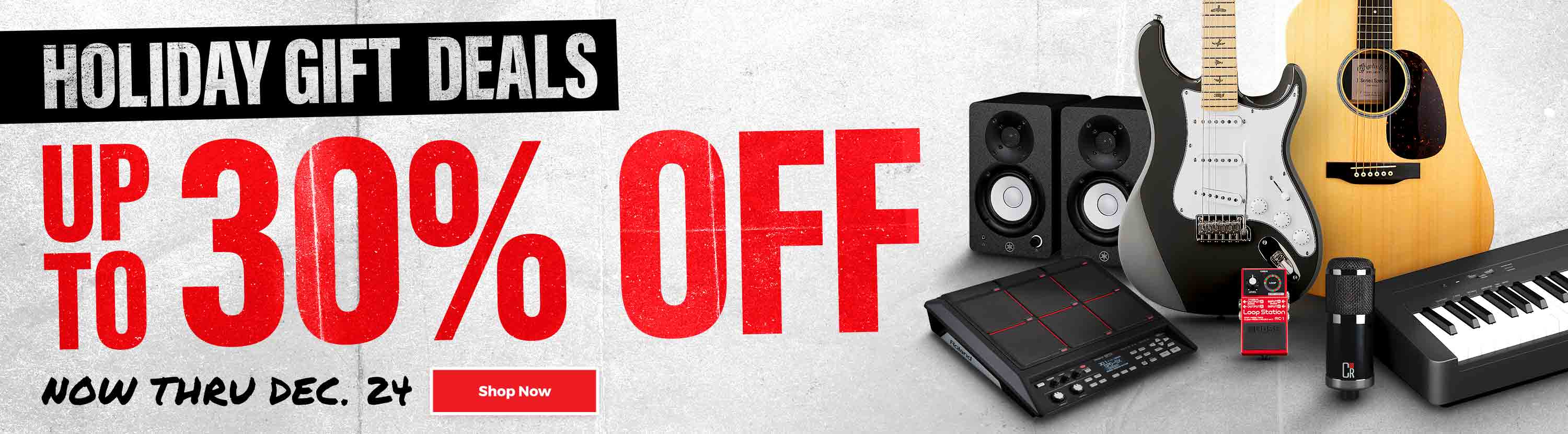 Holiday Gift Deals. Up to 30 percent off. Now thru December 24. Shop Now.