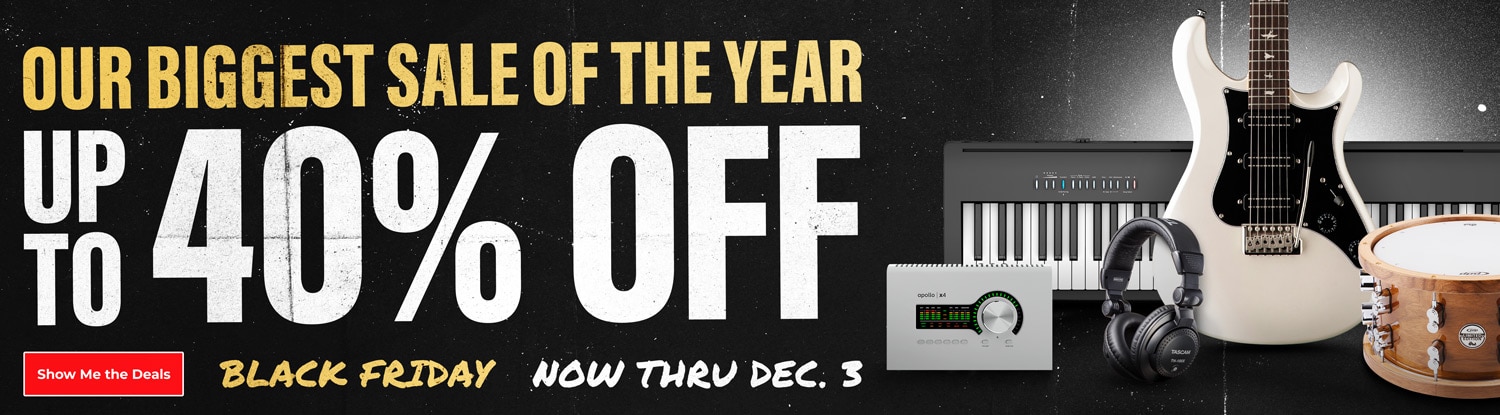 Our biggest sale of the year. Up to 40 percent off black Friday. Now thru December 3. Show me the deals.