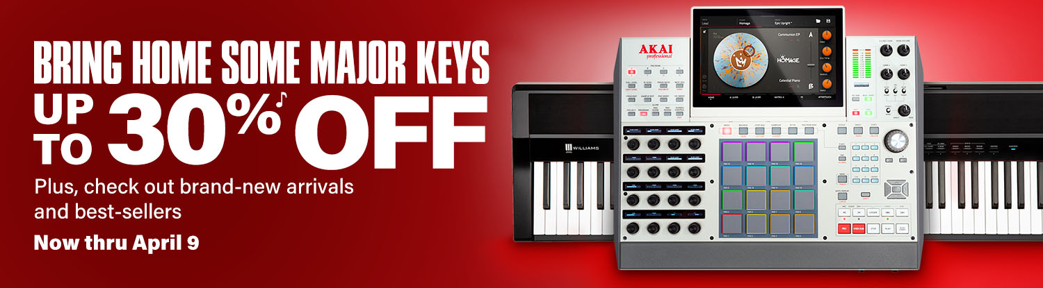 Bring home some major keys up to 30 percent off. Plus check out brand new arrivals and best sellers. Now thru April 9.