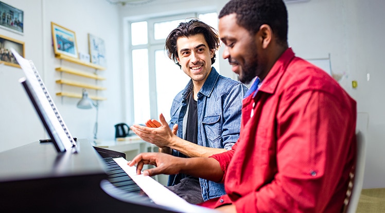 Get started with a free first lesson