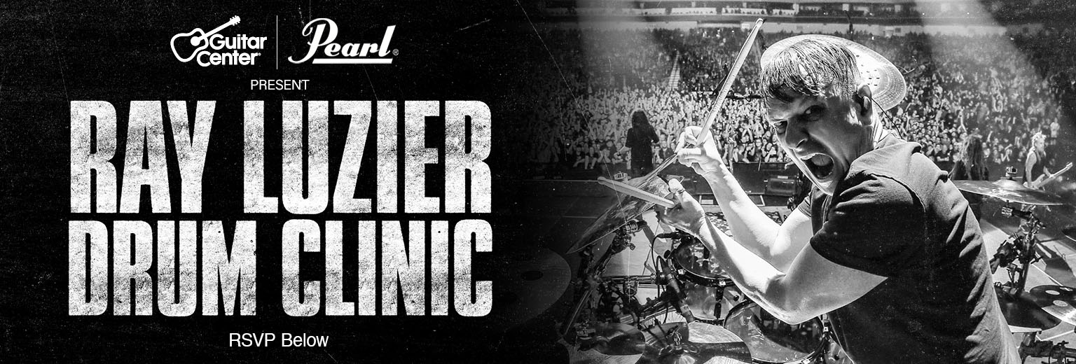 Guitar Center and Pearl present Ray Luzier Drum Clinic. RSVP below. 