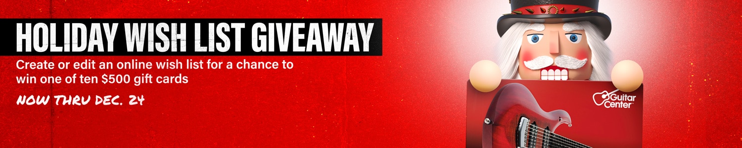 Holiday wish list giveaway. Create or edit an online wish list for a chance to win one of ten $500 gift cards. Now thru Dec. 24.