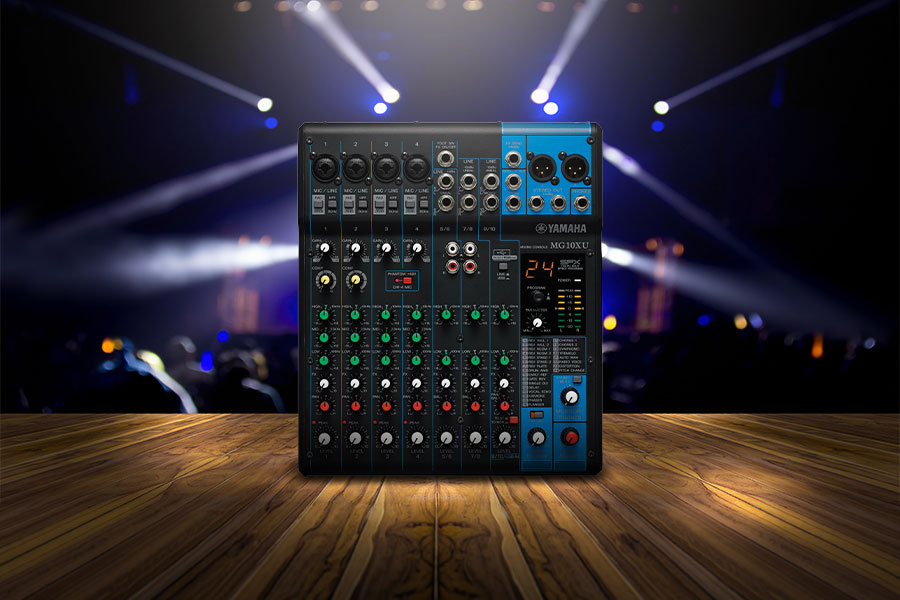 Yamaha unpowered mixer