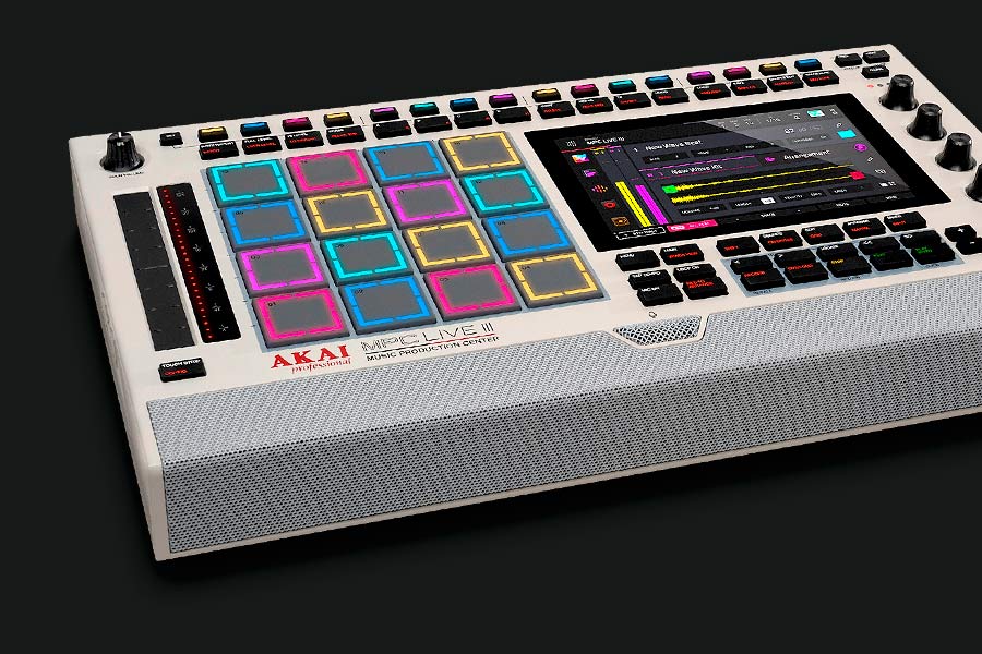 Akai Professional MPC Live III Retro Edition detail.
