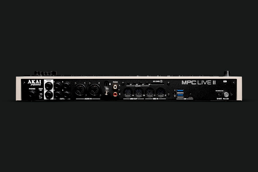 Akai Professional MPC Live III Retro Edition detail.
