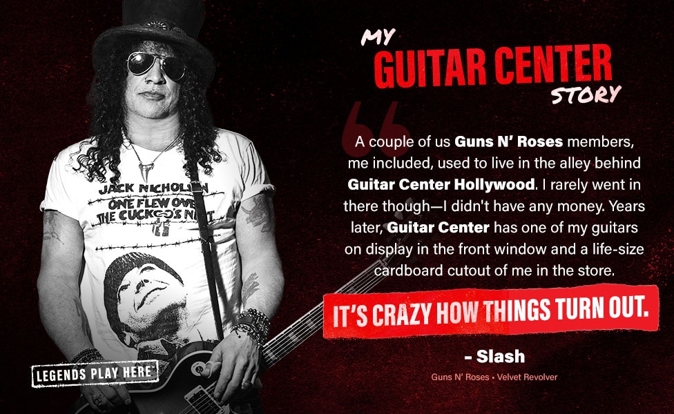 My Guitar Center Story featuring Slash