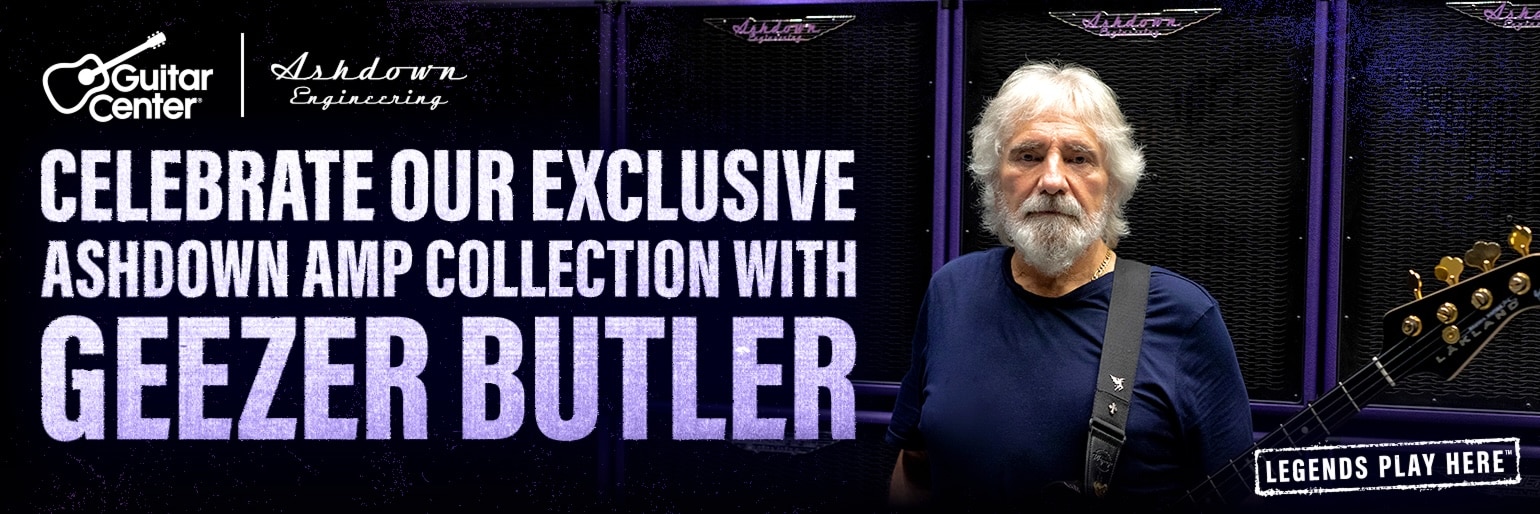 Celebrate our exclusive Ashdown amp collection with Geezer Butler